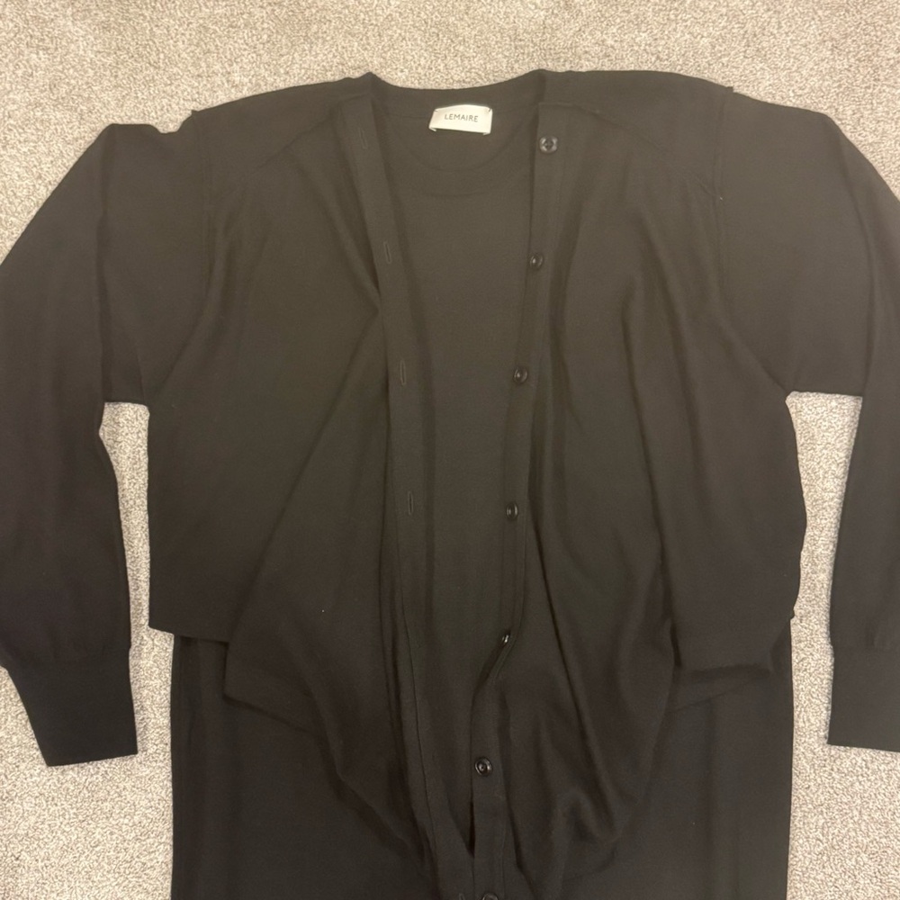 Lemaire Black Midi Dress - Picture 9 of 12